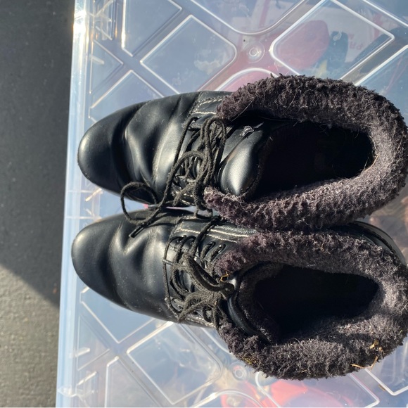 FootJoy 86110 Womens Black Patent Leather Golf Boots Size 8M - Picture 9 of 13